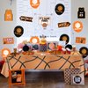 81 Pcs Basketball Tableware Set, Basketball Party Plates, Basketball Tablecloth, Napkins, Basketball Birthday Party Decorations for Teens Kids Boys Basketball Team Party Supplies, Serves 20 Guests