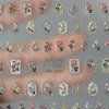 Retro Flower Nail Art Stickers 5D Embossed Luxury Rose Nail Decals Spring Summer Stickers Designer Nail Art Supplies Manicure Decoration Daisy Nail Stickers for Women Girls Acrylic Nails Salon