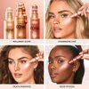 ICONIC LONDON Rollaway Glow | Liquid Highlighter for a Radiant Glow, Cruelty-Free, Vegan Makeup (Rose Potion) 0.27 Fl oz