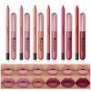 Layhou Matte Lip Gloss Lip Liner Combo 12pcs Set