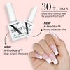SXC Cosmetics French Tip Press On Nails Pink Series, Medium Square X-Pro Tips Starter Kit