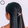 TELETIES - Tiny Open Claw Clip - Strong Grip, Bendable Teeth, Comfortable Open Cutout Design - Ideal for Thin Hair, Kids, Half-up Hairstyles - For All Hair Textures - Blonde Tortoise
