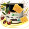 Organic Brown Sugar Lip Scrub Stocking Stuffers – 0.7oz – USDA Organic Lip Exfoliator Scrub for Dry Lips - Fair Trade, Brown Sugar, Jojoba Oil, Beeswax, Coconut Oil - Lip Scrubber Exfoliator