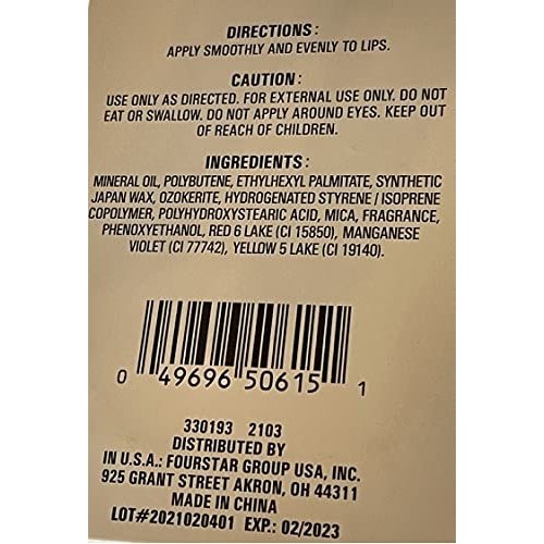 Pink Flamingo Lip Gloss .05oz Sweet Peach Scent