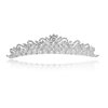 SAMKY Wedding Hair Accessories Bridal Tiara Crown with Rhinestone Crystal Bride's Headpiece