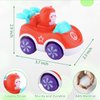TUUYOOWK Toy Cars for Toddlers 1-3, 4 Pack Friction Power Kids Cars Toy, Animal Cartoon Pull Back Cars for 18+ Months Year Old Boy Girl's Birthday Gifts
