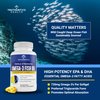TRUTHENTICS Omega 3 Fish Oil, 2400 mg Per Serving, Triple Strength - High EPA + DHA Omega-3 Fatty Acids - Burpless Lemon Flavor Fish Oil Supplement for Men & Women - 60 Softgels