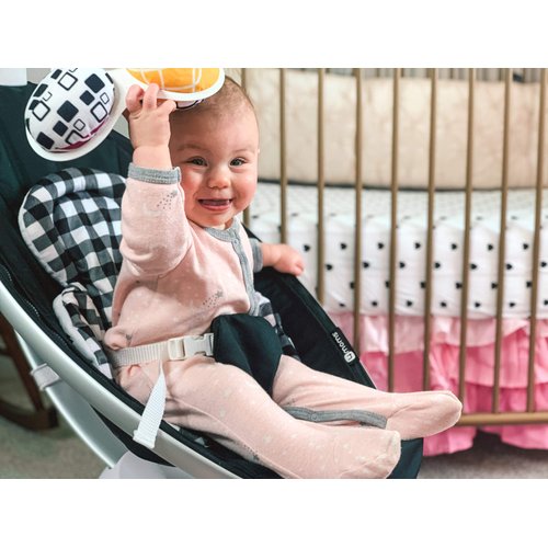 Infant Insert Compatible with 4Moms Mamaroo & Rockaroo – Car Seat Insert 2 Pack – Reversible Infant Car Seat Insert – Rockaroo & Mamaroo Newborn Insert – Soft Plush Minky Car Seat Head Support Insert