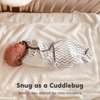 CuddleBug Adjustable Baby Swaddle Blanket & Wrap (Spots & Stripes), Pack of 3 (Small/Medium 0-3 Months Old)