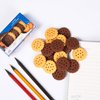 30 Pcs Cookie Food Erasers for Kids Girls, 3D Mini Kawaii Biscuit Erasers for Classroom Rewards Party Favors