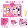 Toys for 1 Year Old Girl Gifts: Baby Musical Mat Toddler Toys Age 1-2 - 3 in 1 Piano Drum Animal Touch Unicorn Toys - Infant Music Toy 12-18 Months Babies Birthday Gifts for 1 2 3 Year Old Boys Girls