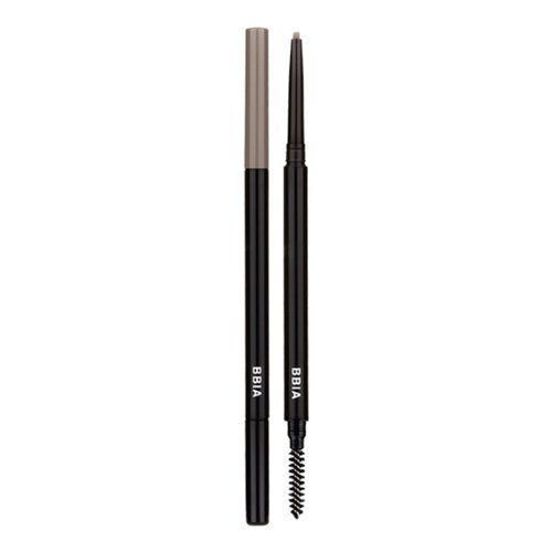 BBIA Last Auto Eyebrow Pencil SLIM 7 Colors – No Sebum Ultra Fine Brow Definer Pencil Retractable Dual-Sided Brush Waterproof Shape & Define & Fill Eye Brow Korean Makeup (S7 SOFT GRAY SLIM)