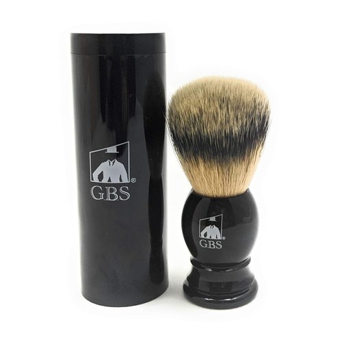 G.B.S Vegan Synthetic Shaving Brush, Black