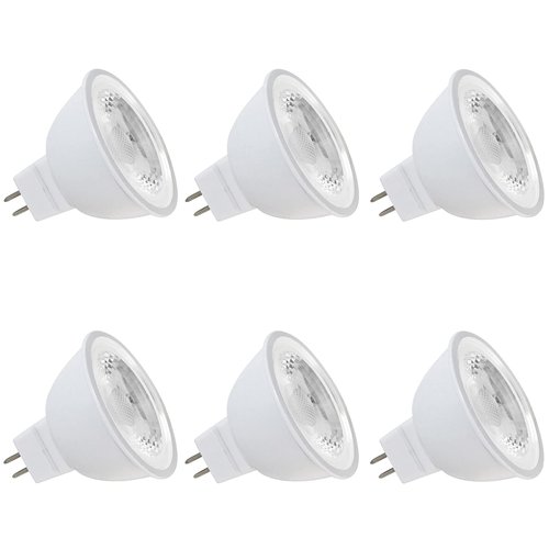 Makergroup MR16 LED Bulb, Outdoor Landscape MR16 Light Bulbs, 3W Gu5.3 Bi-pin Base 12V Low Voltage LED Spotlights Warm White 2700K-3000K for Landscape Lighting Garden Yard Lights 6-Pack