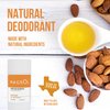 MAGSOL Natural Deodorant for Women & Men - Womens Deodorant with Magnesium - Perfect for Ultra Sensitive Skin, Aluminum Free Deodorant for Women, Baking Soda Free (Sweet Orange)
