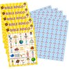 Fancy Land Bible Bingo Game for Vacation Bible School 24 Players for Kids Christian Sunday Church