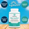 Del Mar Health Max-LyZinC | L-Lysine 1100 mg + Zinc 6 mg + Vitamin C 100 mg - 3-in-1 Supplement for Maintaining Blood Sugar Already in The Healthy Range - One-Scoop-Per Day Powder