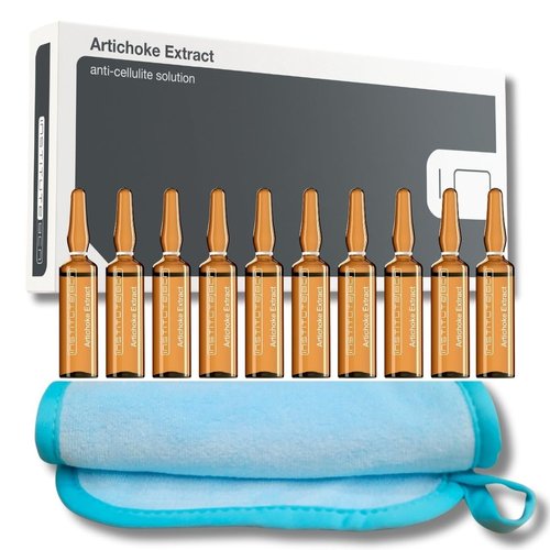 Artichoke Extract Serum Meso Ampoules 10 of 5 ml. Cosmetic Skin Serum for Body Contouring by Institute BCN