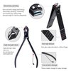 FIXBODY Nail Clippers for Men, Nail Grooming Kit, Manicure Kit Gift for Men, Nail Clippers Set for Women, Fingernail Clippers and Toenail Clippers