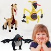 TQJOUJOU Zoochosis Plush Toys, Soft Cute Giraffes and Penguins Dolls, Zoochosis Stuffed Animal Plushies Figure Doll, Gifts for Game Fans Birthday Christmas Halloween