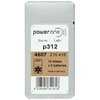 PowerOne Size 312 Hearing Aid Batteries - 50 x 6 Packs = 300 pcs.