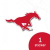 Southern Methodist University SMU Mustangs Vinyl Decal Laptop Water Bottle Car Scrapbook Sticker (IND 1)