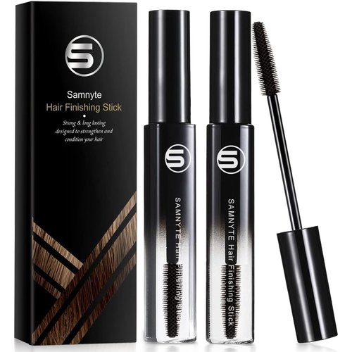 Hair Finishing Stick, 2 Pack - 0.7 Fl.Oz Hair Mascara for Taming Flyaways, Not-Greasy Hair Gel Stick