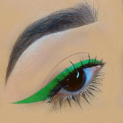 REINA REBELDE Opaque Highly Pigmented Green Liquid Eyeliner (Chiflada) - Rebel Eye Definer Liquid/Long Lasting Water Resistant, Smudgeproof/Demi-Sheen Finish/Cruelty-Free & Vegan