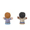 F-Price Toy Figure Pack - Story Starter Figure Set - HBW63 - Barista and Customer Figures Blue, Brown, Green