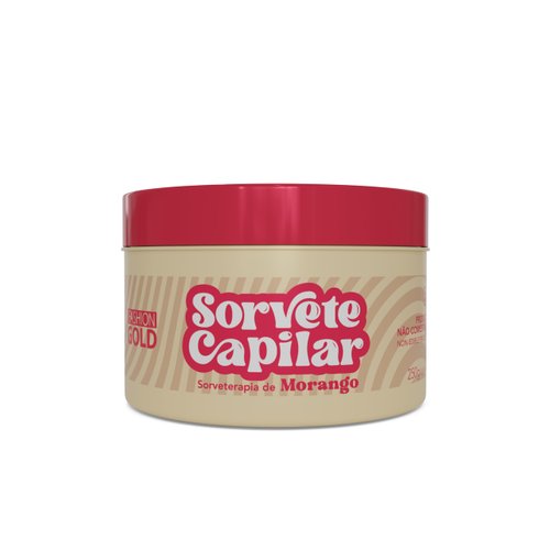 Fashion Gold Hair Sorbet - Strawberry Ice Cream Therapy 250g / 8,8fl.oz COLD SHOCK THERAPY
