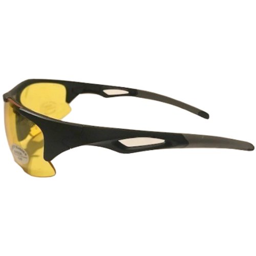 Incredible Bargains The Jackson Night Driving Bifocal Safety Glasses, Black/Yellow Lens + 1.50