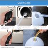 Siphon Hand Pump Manual Fuel Transfer Pump Siphon Hose for Gas Gasoline Petrol Diesel Oil Liquid Water Fish Tank with Durable PVC Hoses,Portable Widely Use