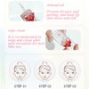 Glacier Lip Oil Silicone Brush Head,Moisturizing Lip Plumper Cherry Lip Glaze,Nourishing Long Lasting,Repairing Lightening Lip Lines for Lip Care and Dry Lips(Clear)