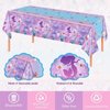 LCY WEDSHI 122Pcs Mermaid Birthday Decorations Party Supplies, Party Favors Disposable Dinnerware Set Including Tablecloth, Banner, Plates, Cups, Napkin, Fork, Serves 24 Guest