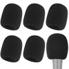 Microphone Cover - Foam Mic Covers Windscreen Suitable for Most Standard Handheld Microphone 6 PCS