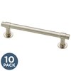 Franklin Brass Francisco (10-Pack) Cabinet Handles 4" Satin Nickel Cabinet Pulls Handles for Cabinets and Drawers Cabinet Hardware Dresser Handles Drawer Pulls P29617K-SN-B
