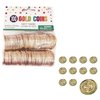 amscan Gold Coins Plastic High Count Favor - 1.37" | Gold | Pack of 100