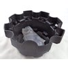 Ultra Motorsports 8 Lug Matte Black Wheel Center Cap Set of 4 Pn: 89-9880B