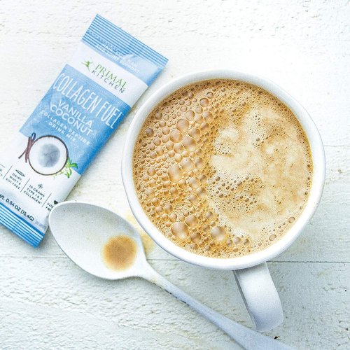 Primal Kitchen Collagen Fuel Collagen Peptide Drink Mix, Vanilla Coconut, No Dairy Coffee Creamer and Smoothie Booster, 13.1 Ounces
