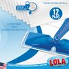 Lola Products Wet Jet Refills, Swiffer Wet Jet Mop Compatible, Floor Cleaner Pads clean Hardwood, Linoleum, Laminate, Marble & Vinyl, Disposable - 12 Pack