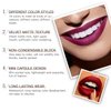 LSxia 18 Colors Capsule Pills Lipstick Mini Lip-Stick Set, Long Lasting Mini Matte Lipstick Lip Stain Lip Tint - Labiales Mate 24 Horas Originales, Cute Dark Red Matte Lipsticks Set for Women