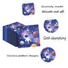 Outer Space Party Napkins, 40PCS Outer Space Napkins Disposable, Astronaut Party Supplies Birthday Decorations, Rocket Ship Party Dinner Paper Napkins for Wedding, Theme Party, Birthday, 6.5 Inch