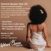 SFC Natural Queen Volume & Growth - Castor Rice Protein Hair Oil 7.1 oz - Volumizing Hair Growth Hair Oil