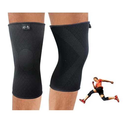 VJ Victory Jump Copper knee braces for knee pain - Knee Compression Sleeve Support for Men and Women, Knee Pads for Meniscus Tear, ACL, Arthritis, Joint Pain Relief, M