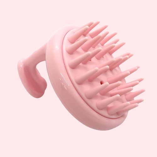 GASHINA STORY Hair Brush, My Melody and Kuromi Soft Silicone Scalp Massager for Hair Growth, Head Massager, Hair Care and Styling Tool for Men, Women, and Kids, Pink