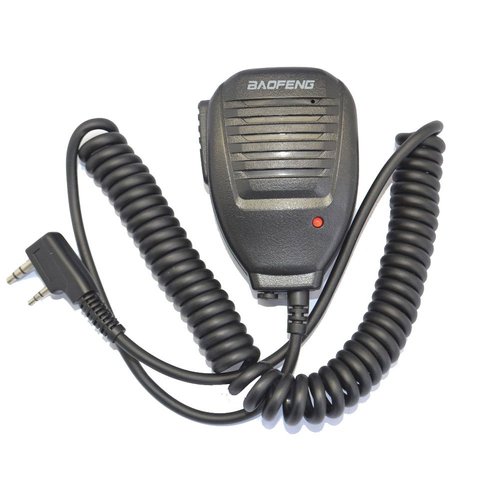 TENQ Walkie Talkie Handheld Speaker Mic, Shoulder Microphone for BaoFeng UV-5R 5RA 5RB 5RC 5RD 5RE 5REPLUS 3R+ Two Way Radio(5 Pack)