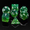 Laochoes Role Playing Dice,D&D RPG Dice,Dungeons and Dragons Dice Set,Mystery Dice,Polyhedral Dice,10 Sided Dice,D20 (Green)