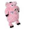 MIGHTY- Angry Animal Pig - Squeaker-Multiple Layers. Made Durable, Strong & Tough. Interactive Play Dog Toy (Tug, Toss & Fetch). Machine Washable & It Floats. (Regular)