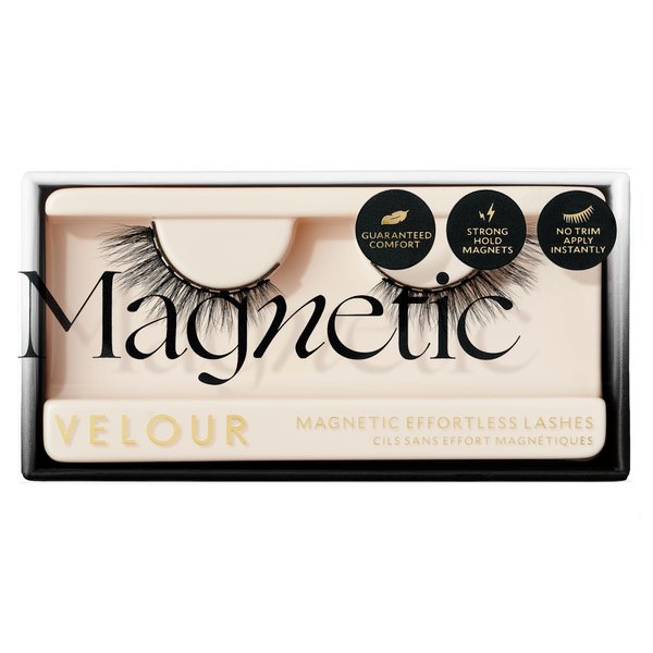 Velour Magnetic Eyelashes – Luxurious False Lashes – Reusable Magnetic Lashes – Wear up to 30x – Vegan, All Eye Shapes, Natural Magnetic Lashes, Magnetic Eyeliner not Included (Stick It To Me)
