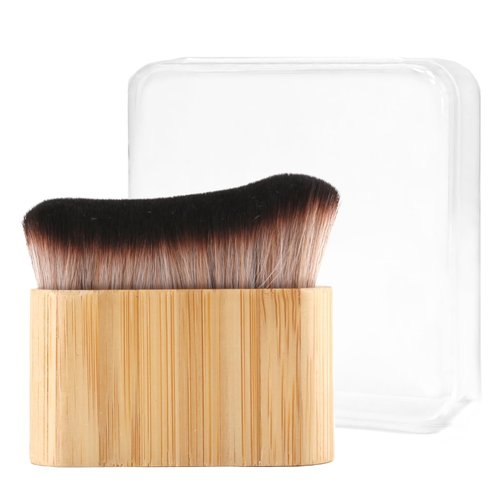 Orybot Self Tan Brush-Kabuki Brush for Body,Sunscreen Tanning Brush,Blusher,Shadow,Powder,Bronzer and Foundation Self Tanner Brush,Makeup Brushes for Face and Body(Bamboo)